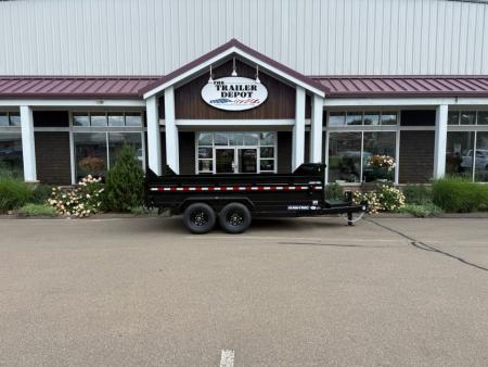 New SURE-TRAC 7' x 14' HEAVY DUTY TELESCOPIC DUMP TRAILER 14K