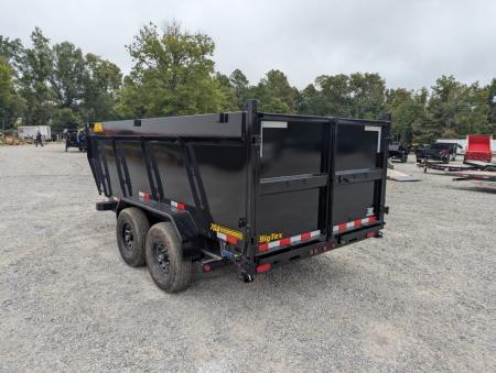 New 2027 Big Tex Trailers 7x16 TD Heavy Duty 15.4K Telescopic Dump w/ Slide-In Ramps & 4' Sides Dump Trailer