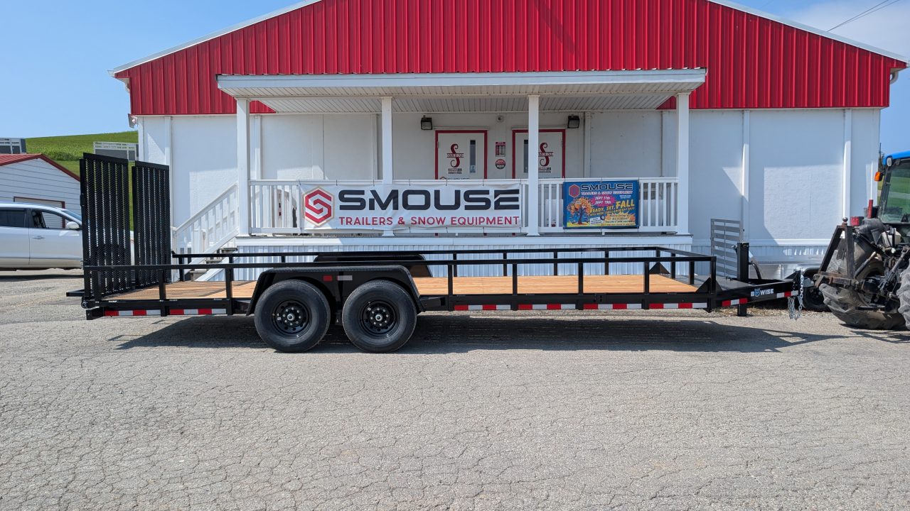 New 2027 BWise 22' HD Lo Pro Equipment Hauler w/ Landscape Gate (14K GVW!!!)