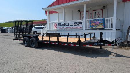 New 2027 BWise 22' HD Lo Pro Equipment Hauler w/ Landscape Gate (14K GVW!!!)