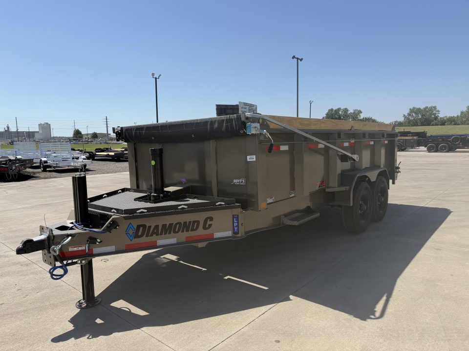 New 2027 Diamond C Trailers 82 X 16 LPT210 Dump Trailer