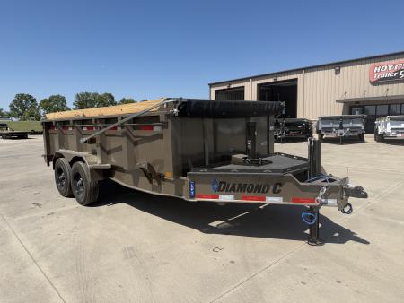 New 2027 Diamond C Trailers 82 X 16 LPT210 Dump Trailer