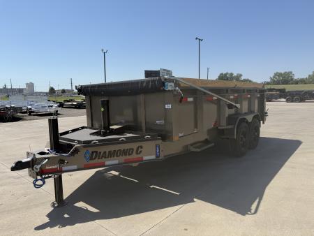New 2027 Diamond C Trailers 82 X 16 LPT210 Dump Trailer
