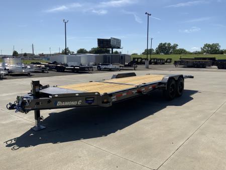New 2027 Diamond C Trailers 82 X 22 HDT210 Equipment Tilt Trailer