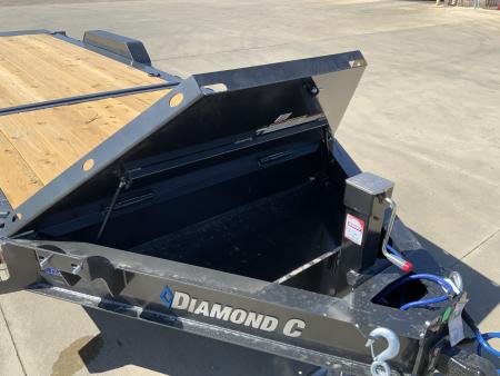 New 2027 Diamond C Trailers 82 X 22 HDT210 Equipment Tilt Trailer