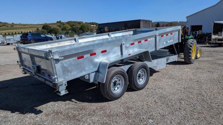 New 2027 BWise 6'9" x 16 Lo Pro GALVANIZED Equipment Dump