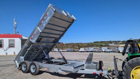 New 2027 BWise 6'9" x 16 Lo Pro GALVANIZED Equipment Dump