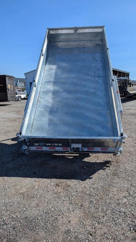New 2027 BWise 6'9" x 16 Lo Pro GALVANIZED Equipment Dump
