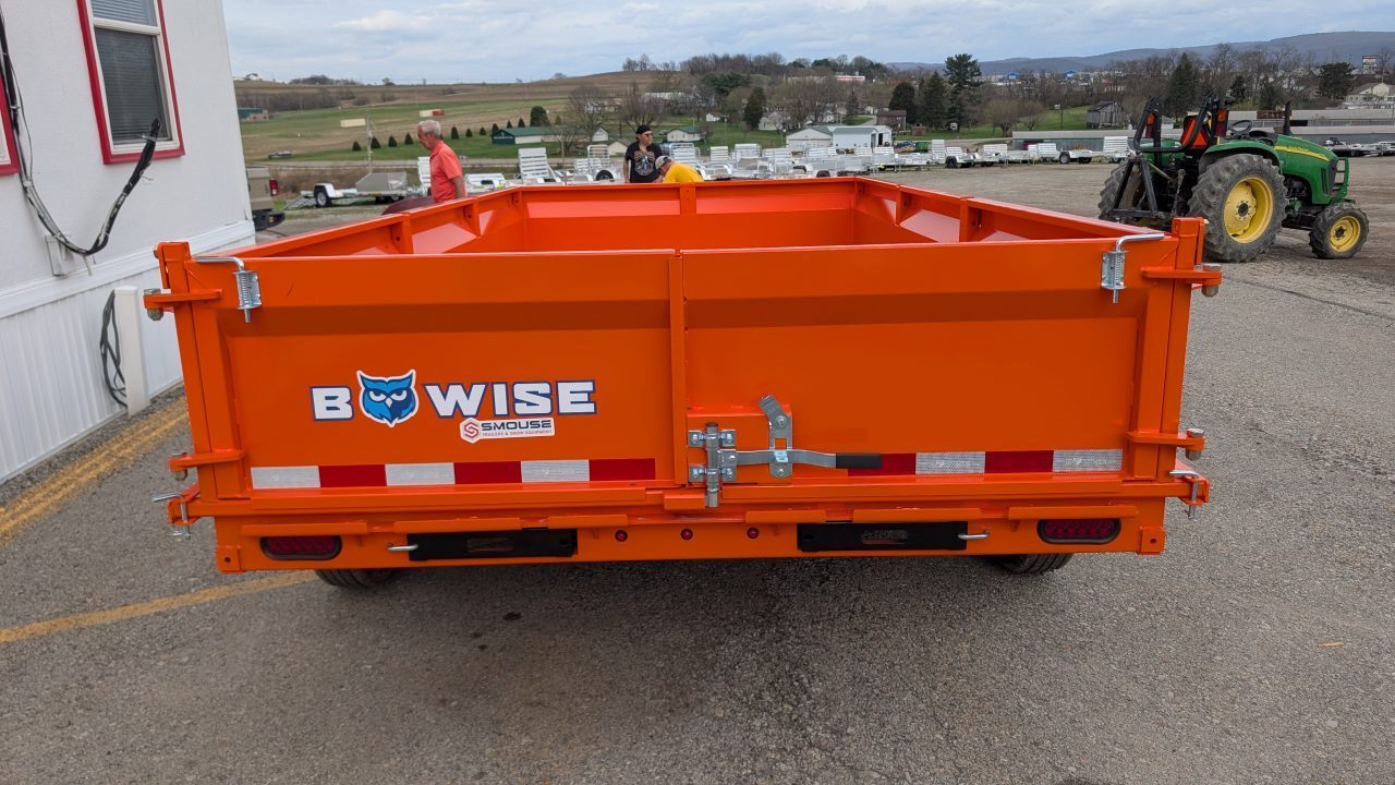 New 2027 BWise 6'9" x 14 HD Lo Pro Equipment Dump w/ Combo Gate