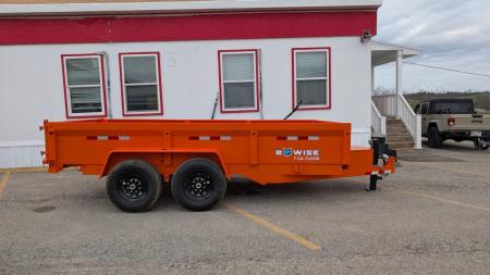 New 2027 BWise 6'9" x 14 HD Lo Pro Equipment Dump w/ Combo Gate