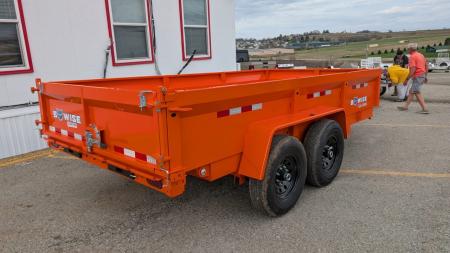 New 2027 BWise 6'9" x 14 HD Lo Pro Equipment Dump w/ Combo Gate