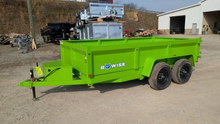 New 2027 BWise 6x12 Lo Pro Equipment Dump Trailer