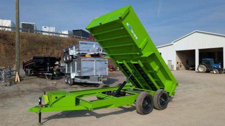 New 2027 BWise 6x12 Lo Pro Equipment Dump Trailer