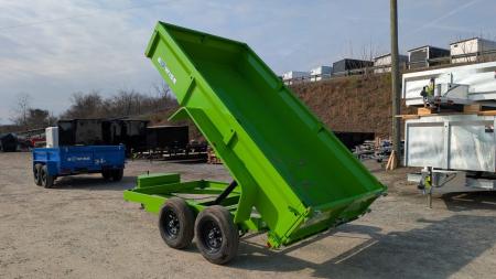 New 2027 BWise 6x12 Lo Pro Equipment Dump Trailer