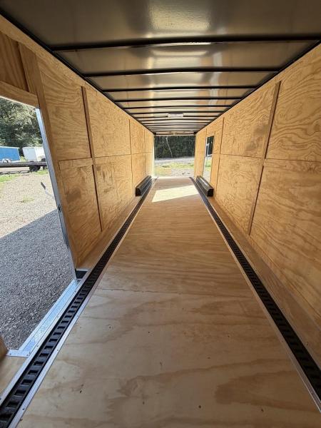 New 17743 8.5x34ft; Charcoal; 7ft6 interior hight no paperwork yet