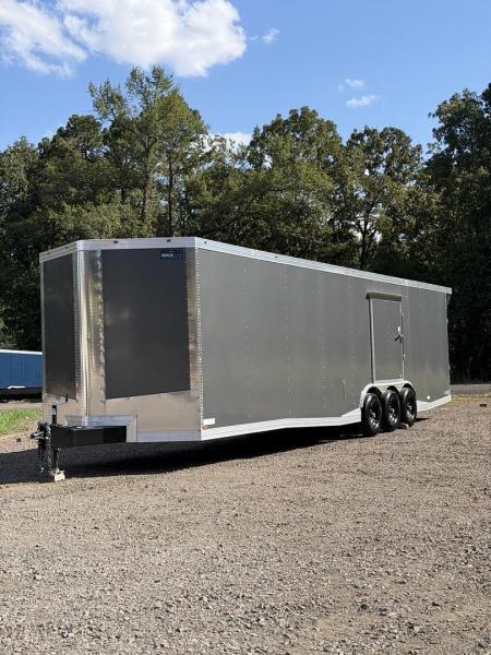 New 17743 8.5x34ft; Charcoal; 7ft6 interior hight no paperwork yet