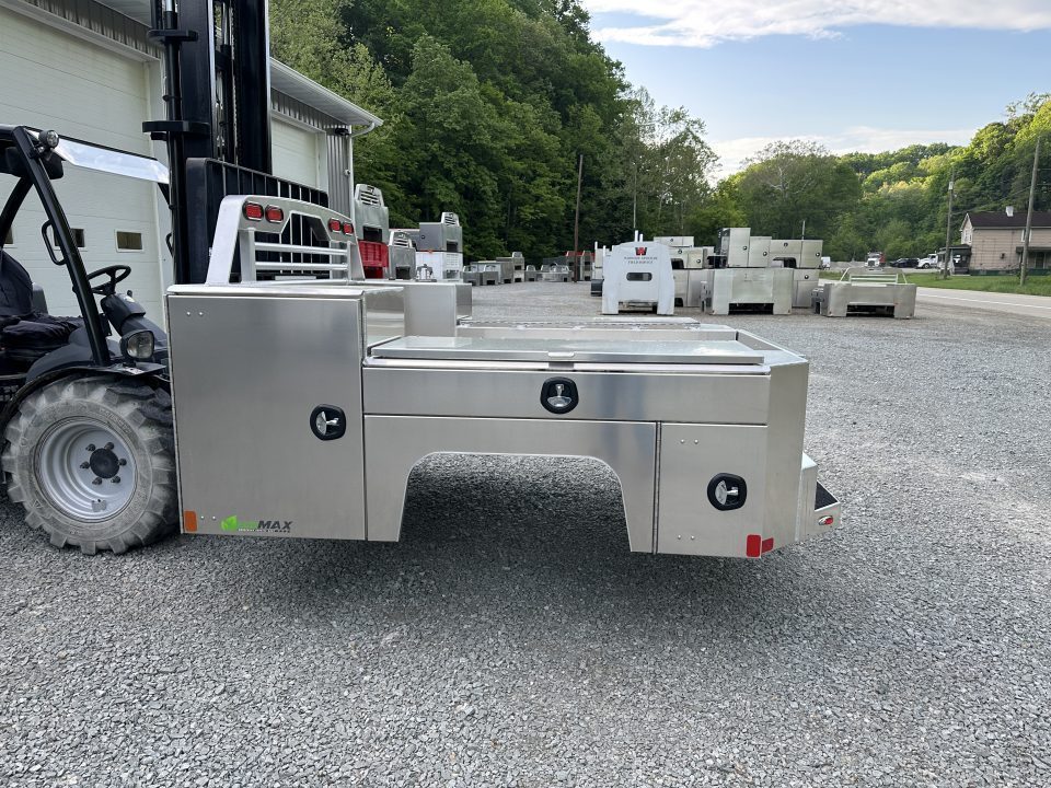 New Martin Truck Bodies Aluminum Gooseneck Service Body DRW 8' SMOOTH APPEARANCE