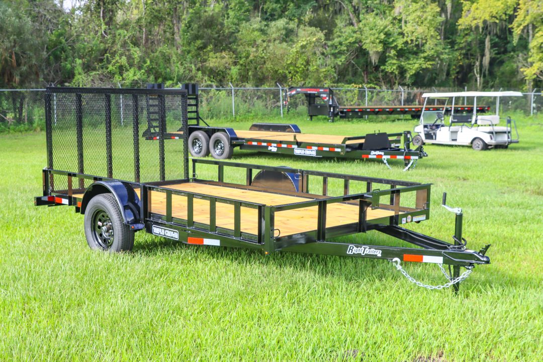 New 2027 7X12 Triple Crown ATV UTILITY TRAILER