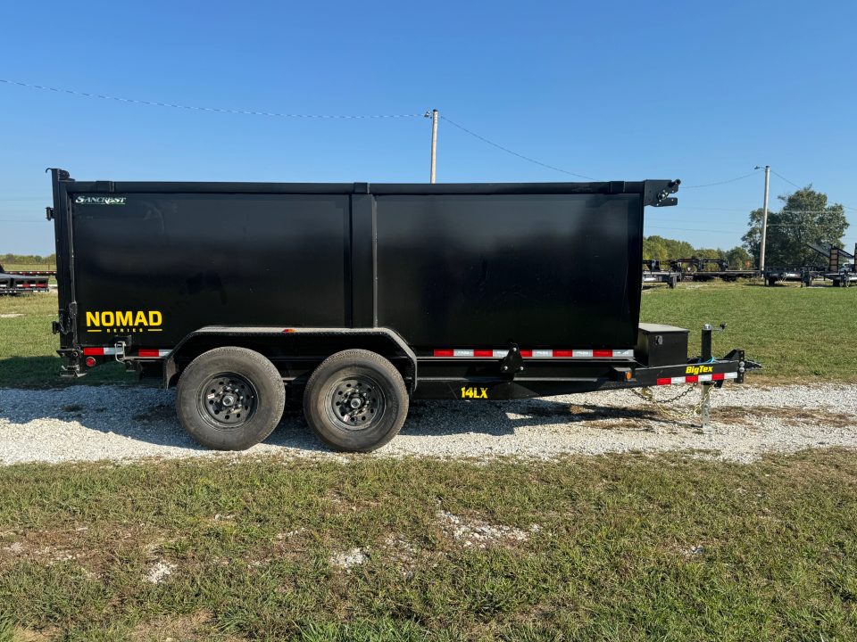 New 2027 Big Tex Trailers 83x14 Tandem 14K Dump w/ 4' Sides Dump Trailer