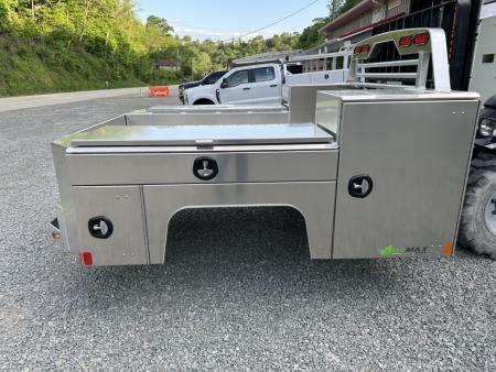 New Martin Truck Bodies Aluminum Gooseneck Service Body DRW 8' SMOOTH APPEARANCE