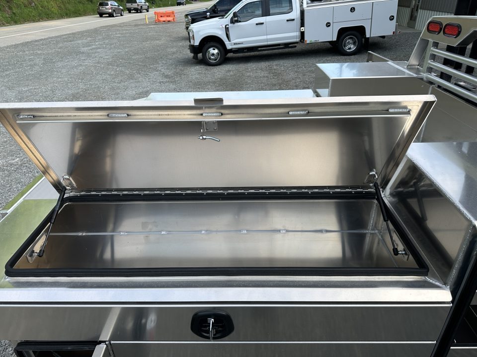 New Martin Truck Bodies Aluminum Gooseneck Service Body DRW 8' SMOOTH APPEARANCE