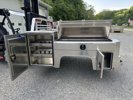 New Martin Truck Bodies Aluminum Gooseneck Service Body DRW 8' SMOOTH APPEARANCE