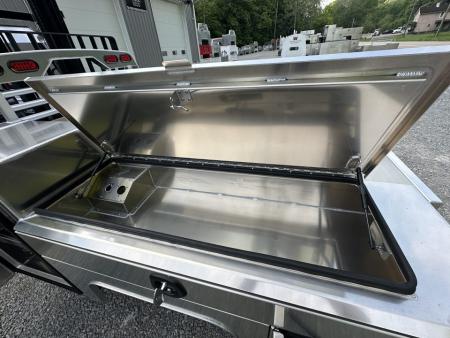 New Martin Truck Bodies Aluminum Gooseneck Service Body DRW 8' SMOOTH APPEARANCE