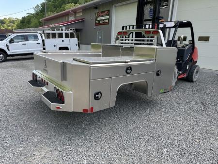 New Martin Truck Bodies Aluminum Gooseneck Service Body DRW 8' SMOOTH APPEARANCE