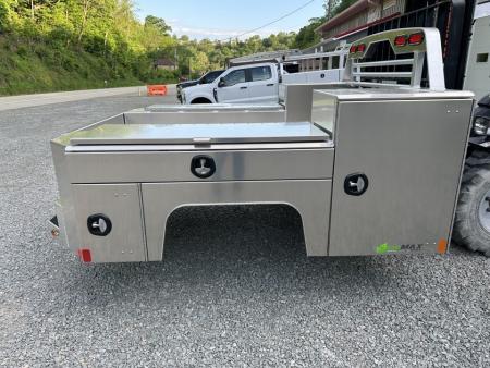 New Martin Truck Bodies Aluminum Gooseneck Service Body DRW 8' SMOOTH APPEARANCE