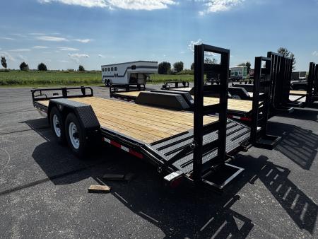 New 2026 Corn Pro 81" x 20' (18' + 2' Dovetail) HD Utility Trailer w/ Ladder Ramps