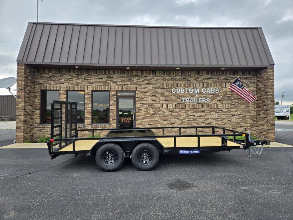 New 2027 Sure-Trac 7 x 16 Tube Top 7K Utility Trailer