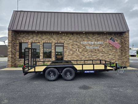 New 2027 Sure-Trac 7 x 16 Tube Top 7K Utility Trailer