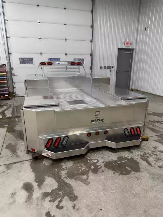 New Martin Truck Bodies Aluminum Gooseneck Service Body DRW 84" CA Cab and Chassis SMOOTH APPEARANCE Gooseneck Bodies