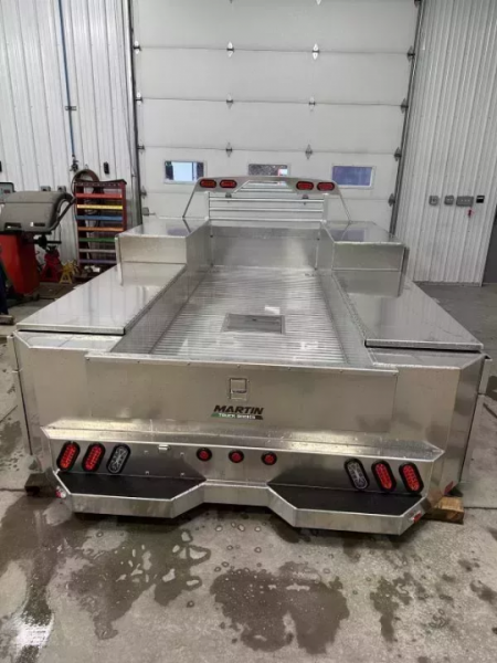 New Martin Truck Bodies Aluminum Gooseneck Service Body DRW 84" CA Cab and Chassis SMOOTH APPEARANCE Gooseneck Bodies