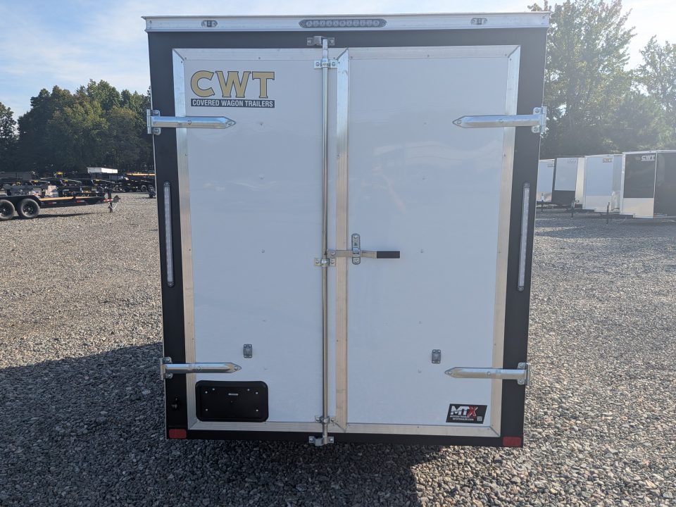 New 2026 Covered Wagon Trailers 6x12 Gold Series Double Doors Cargo / Enclosed Trailer