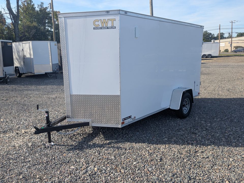 New 2026 Covered Wagon Trailers 6x12 Gold Series Double Doors Cargo / Enclosed Trailer