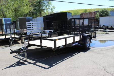 New 2027 7x14 Tube Top Utility Trailer - 5K Single Axle w/Brakes