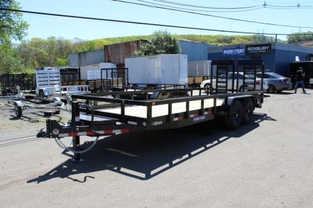New 2027 Sure-Trac 7x20 14K HD Tube Top Utility Trailer