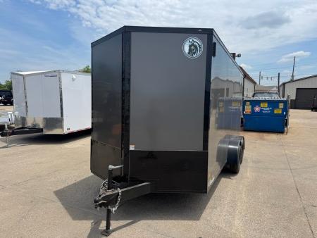 New 2026 Darkhorse Cargo 7x16 1500 Series 7' Tall Cargo / Enclosed Trailer