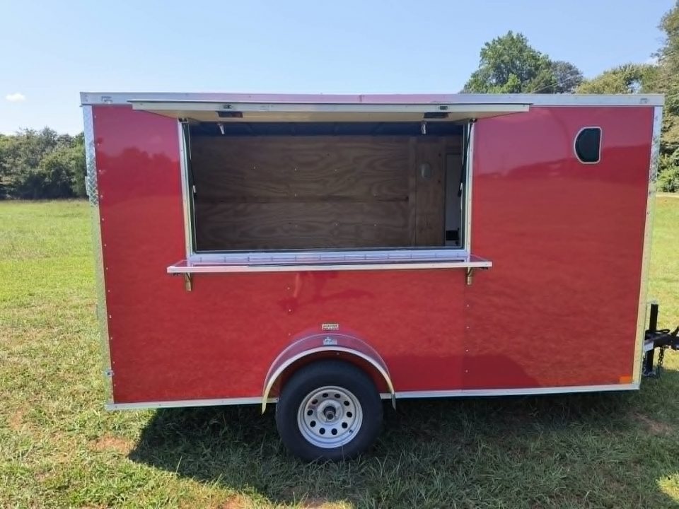 New 2026 Choice Cargo 6X12SA RAMP Cargo / Enclosed Trailer Concession Window