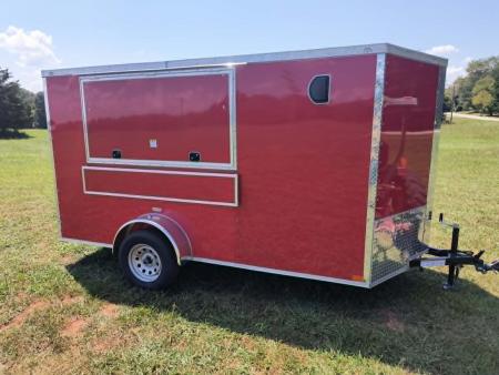 New 2026 Choice Cargo 6X12SA RAMP Cargo / Enclosed Trailer Concession Window