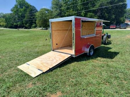New 2026 Choice Cargo 6X12SA RAMP Cargo / Enclosed Trailer Concession Window