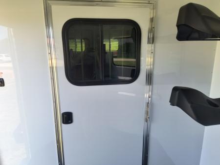 New 2027 Homesteader 2 Horse Straight Load Warmblood Trailer Two-Tone