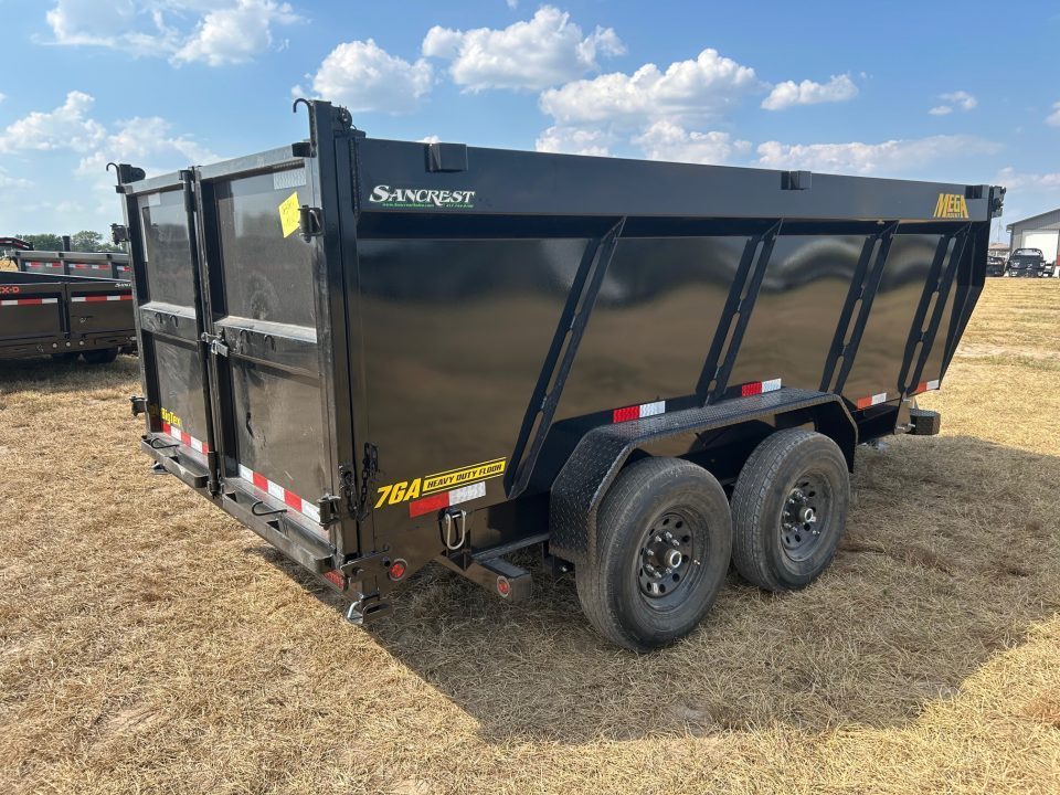 New 2027 Big Tex 83x14 Tandem 15.4K Telescopic Dump w/ 4' Sides & 7 Gauge Floor