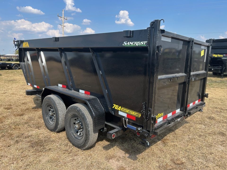New 2027 Big Tex 83x14 Tandem 15.4K Telescopic Dump w/ 4' Sides & 7 Gauge Floor