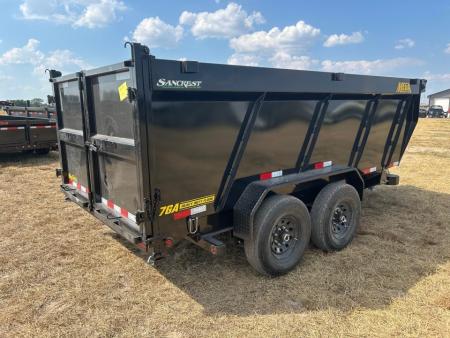 New 2027 Big Tex 83x14 Tandem 15.4K Telescopic Dump w/ 4' Sides & 7 Gauge Floor