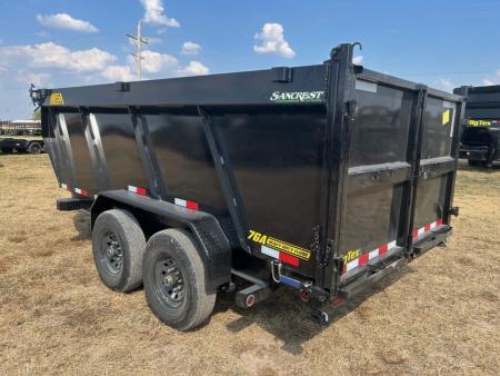New 2027 Big Tex 83x14 Tandem 15.4K Telescopic Dump w/ 4' Sides & 7 Gauge Floor