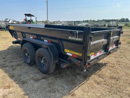 New 2027 Big Tex 83x14 Tandem 15.4K Telescopic Dump w/ 7 Gauge Floor & Slide In Ramps