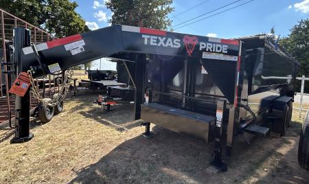 New 2026 Texas Pride Trailers Gooseneck 7x16x4 Tandem Axle-8K Axles- Dump Trailer -UPGRADES!!!