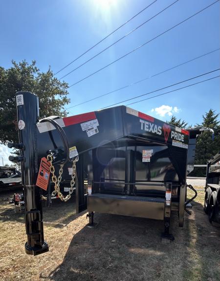 New 2026 Texas Pride Trailers Gooseneck 7x16x4 Tandem Axle-8K Axles- Dump Trailer -UPGRADES!!!